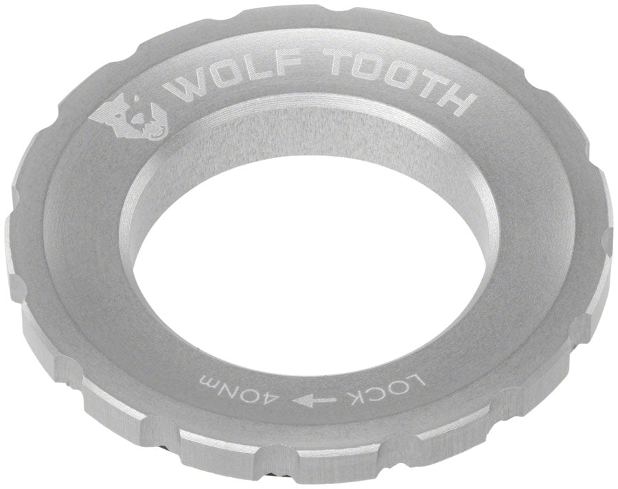 Wolf Tooth CenterLock Rotor Lockring - External Splined Silver-Goodwynn'sGoodwynn's