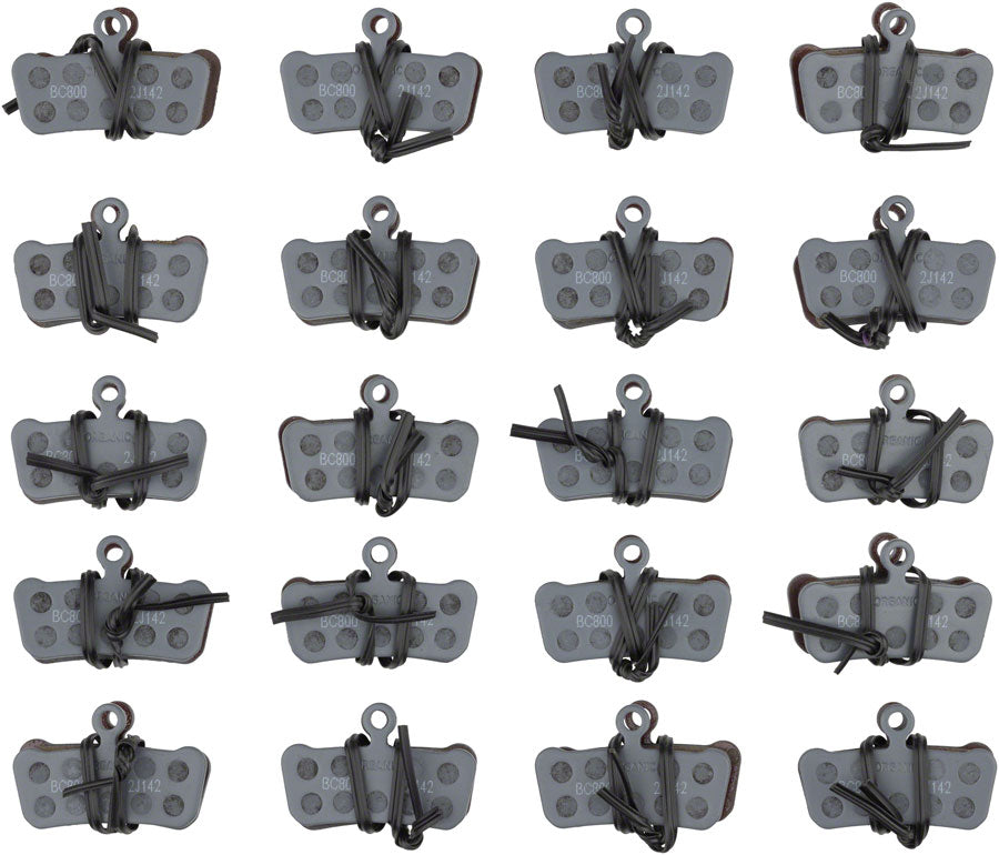 SRAM Disc Brake Pads - Organic Compound Steel Backed Powerful For Trail Guide G2 Box/20 Pair-Goodwynn'sGoodwynn's
