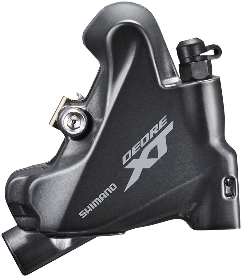 Shimano XT BR-M8110 Disc Brake Caliper - 2-Piston Rear Only Flat-Mount Metal Pads Fins Gray-Goodwynn'sGoodwynn's