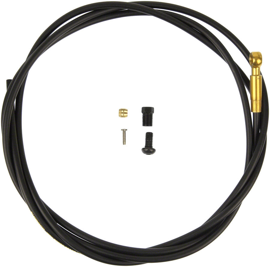 Shimano SM-BH90-SBLS High Pressure Disc Brake Hose Kit - Long Gold Banjo Caliper Connector 2000mm BLK-Goodwynn'sGoodwynn's