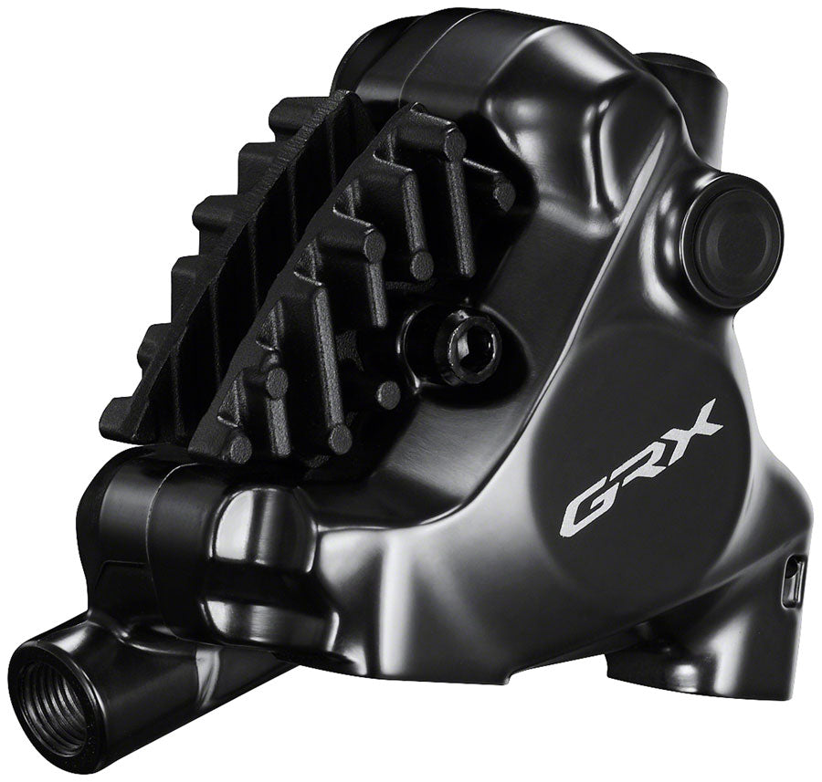 Shimano GRX BR-RX820 Hydraulic Disc Brake Caliper - Front Flat-Mount W/Bracket 140/160mm Rotor Assembled 160mm-Goodwynn'sGoodwynn's