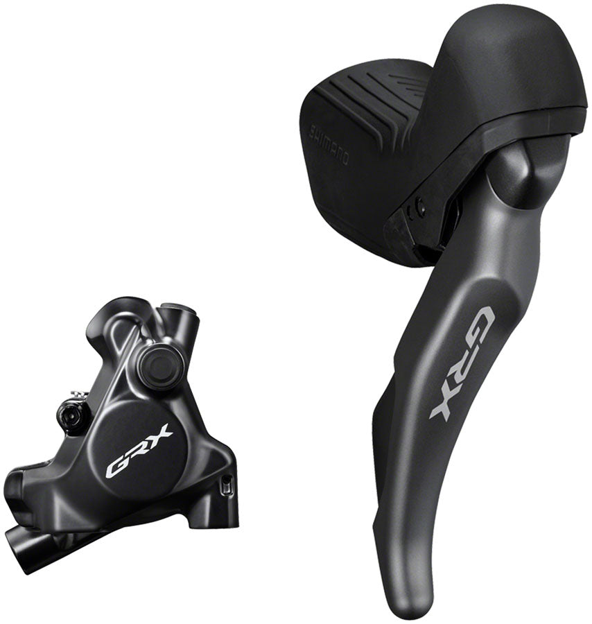 Shimano GRX ST-RX820 Shift/Brake Lever BR-RX820 Hyd Disc Brake Caliper - Right/Rear 12-Speed Flat Mount Caliper For 25mm Mount-Goodwynn'sGoodwynn's