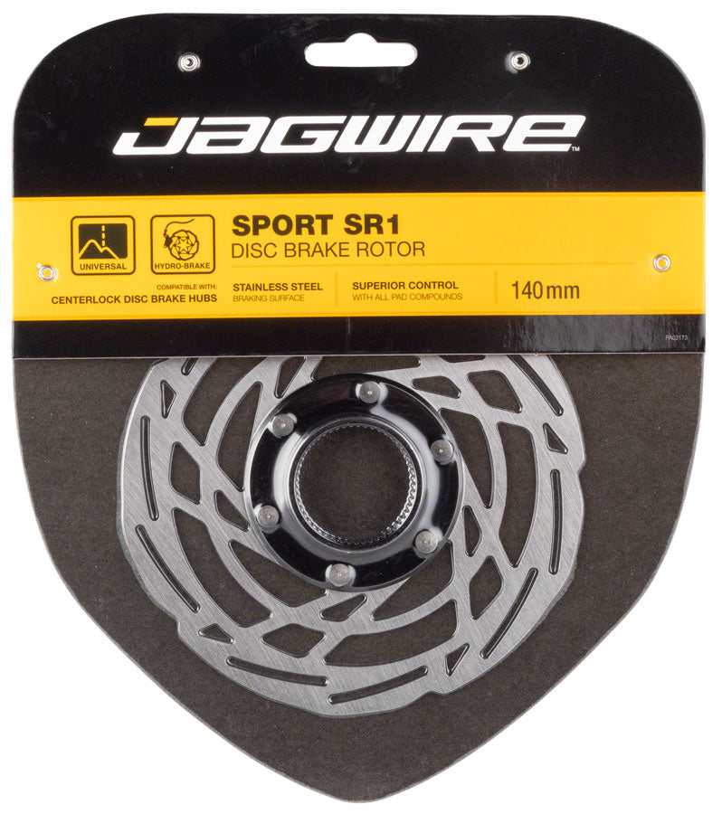 Jagwire Sport SR1 Disc Brake Rotor - 140mm Center Lock Silver-Goodwynn'sGoodwynn's