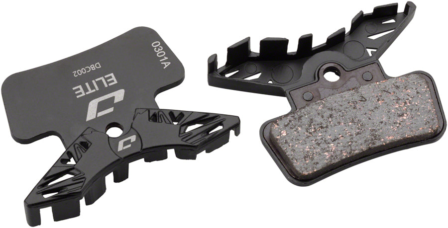 Jagwire Elite Cooling Disc Brake Pad - Semi-Metallic Aluminum Backed Fits SRAM Guide Ultimate RSC B1 RS B1 R B1-Goodwynn'sGoodwynn's