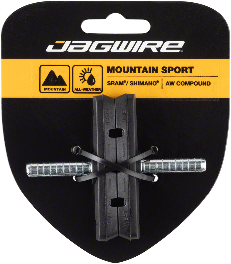 Jagwire Mountain Sport Brake Pads Smooth Post 70mm Pad Black-Goodwynn'sGoodwynn's
