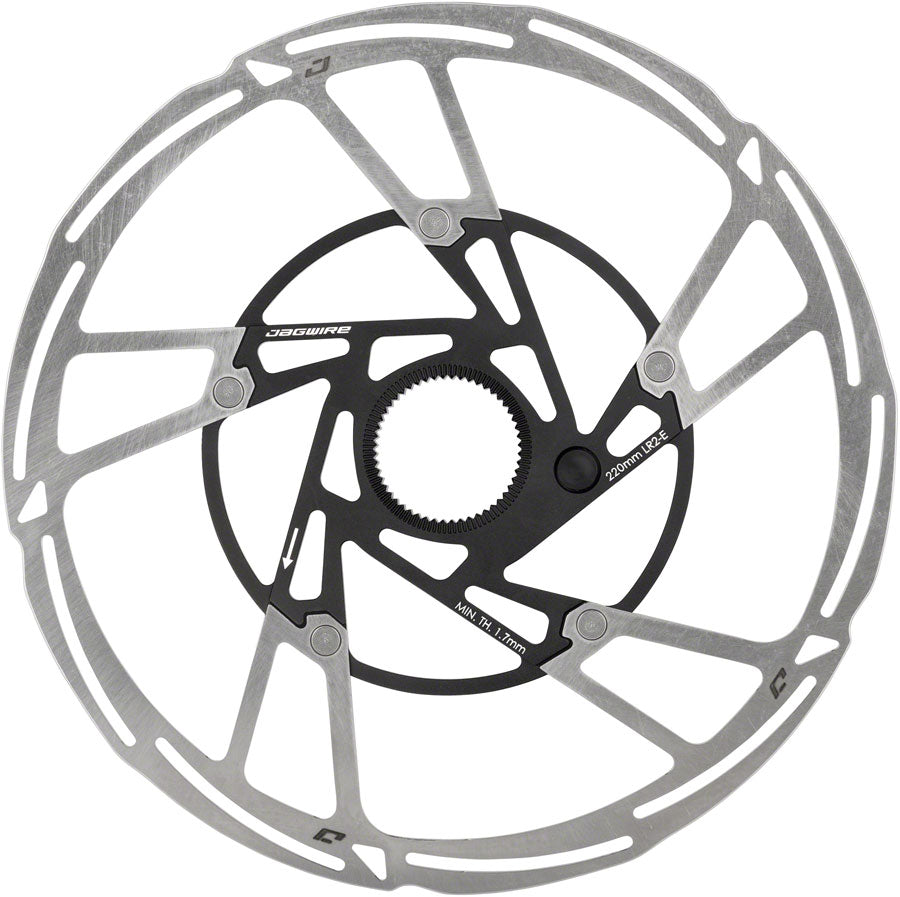 Jagwire Pro LR2-E Ebike Disc Brake Rotor Magnet - 220mm Center Lock Silver/BLK-Goodwynn'sGoodwynn's
