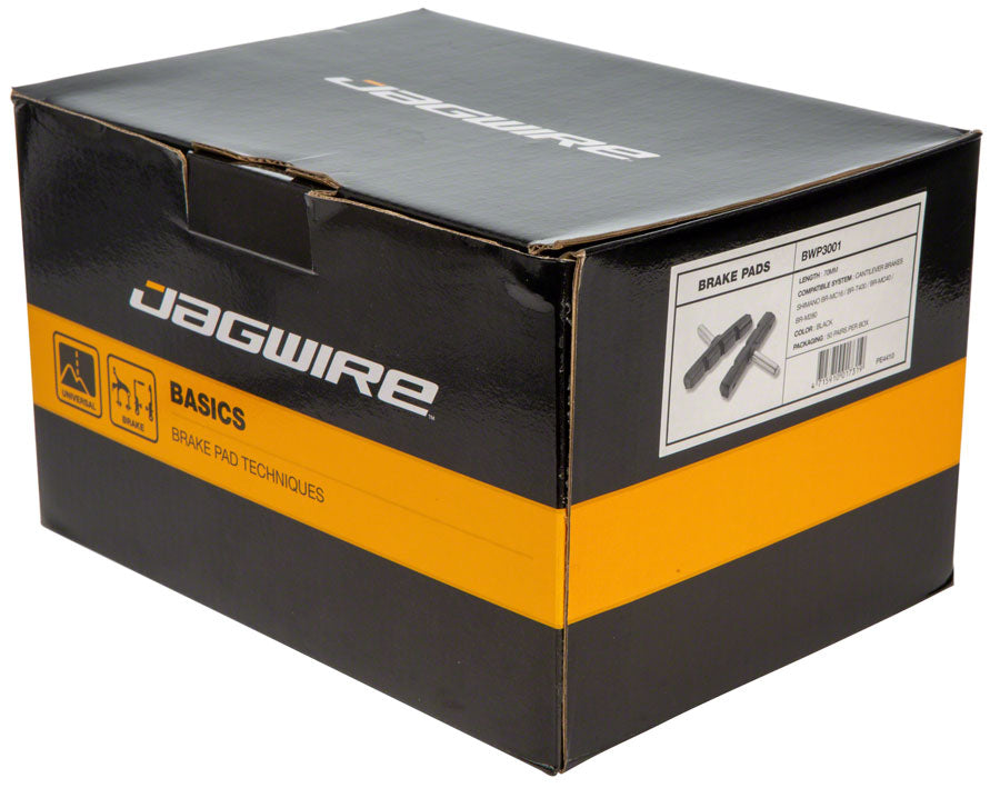 Jagwire Mountain Sport Brake Pads Smooth Post 70mm Pad Box of 50 Pairs-Goodwynn'sGoodwynn's