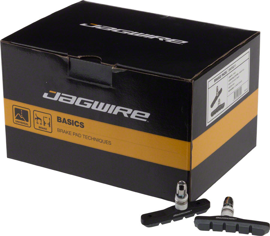 Jagwire Mountain Sport Brake Pads Threaded Post Box of 25 Pair Gray-Goodwynn'sGoodwynn's