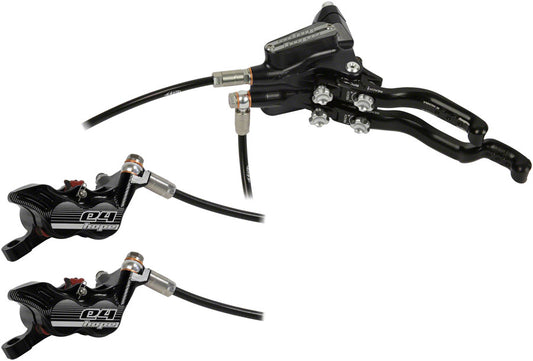 Hope Tech 3 E4 Duo Disc Brake Lever - Left Hand Front Rear Hydraulic Post Mount BLK