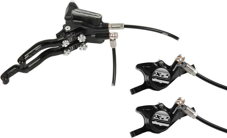 Hope Tech 3 X2 Duo Disc Brake Lever - Right Hand Front Rear Hydraulic Post Mount BLK-Goodwynn'sGoodwynn's