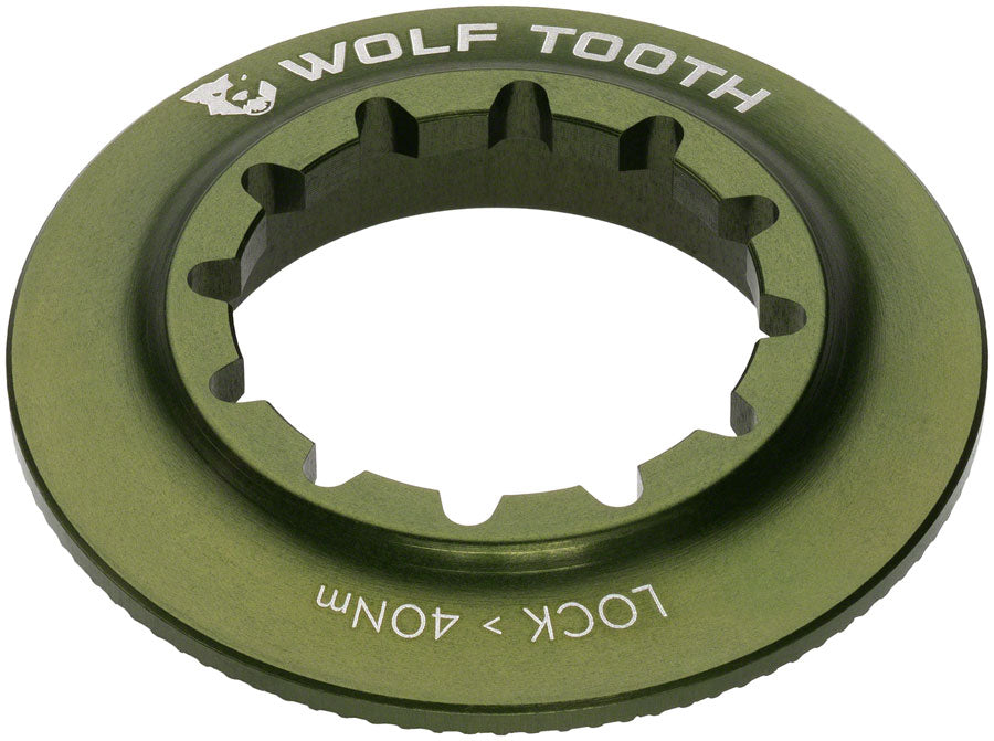 Wolf Tooth CenterLock Rotor Lock Ring - Internal Splined Olive-Goodwynn'sGoodwynn's
