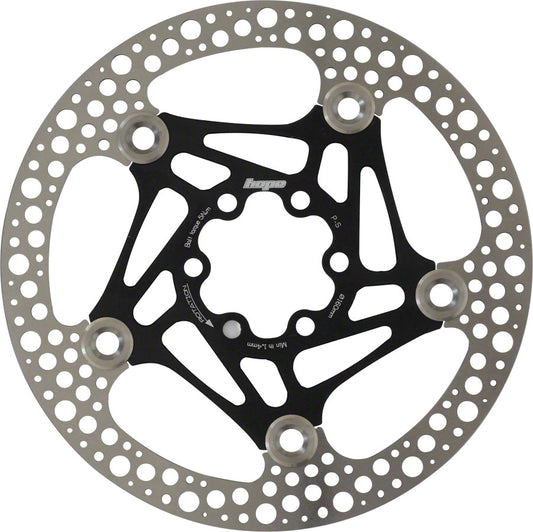 Hope Floating Road Disc Brake Rotor - 160mm 6-Bolt Black-Goodwynn's
