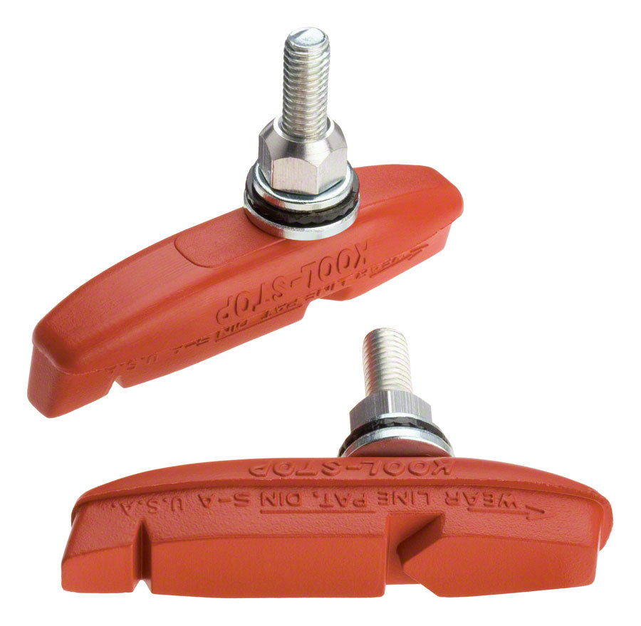 Kool-Stop Eagle Claw II Brake Pad: Threaded Post Salmon Compound-Goodwynn'sGoodwynn's