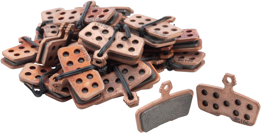 SRAM Disc Brake Pads - Sintered Compound Steel Backed Powerful For Code/Code R/Code RSC/Guide RE Bulk Box of 20-Goodwynn'sGoodwynn's