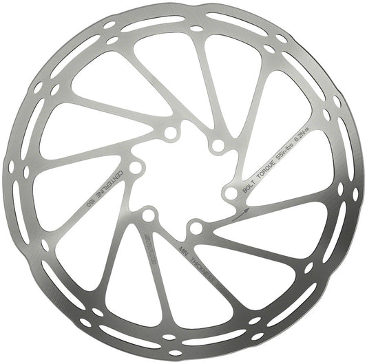 SRAM CenterLine Disc Brake Rotor - 220mm 6-Bolt Silver-Goodwynn's