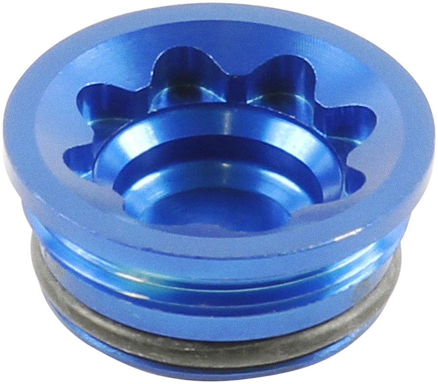 Hope V4 Large Disc Brake Caliper Bore Cap - Blue-Goodwynn'sGoodwynn's