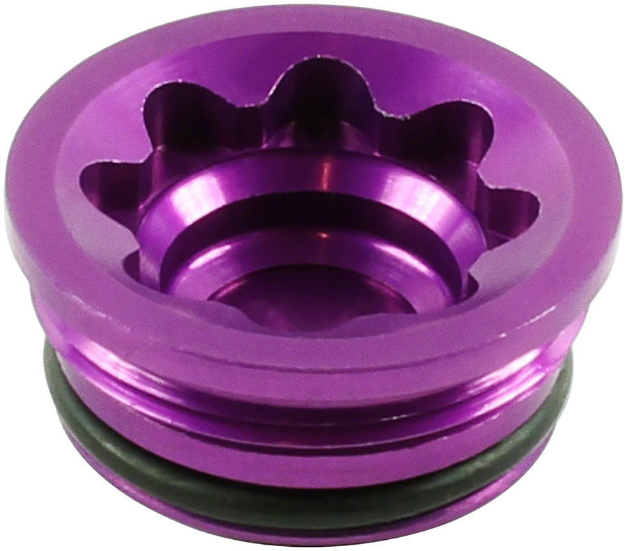Hope V4 Large Disc Brake Caliper Bore Cap - Purple-Goodwynn'sGoodwynn's