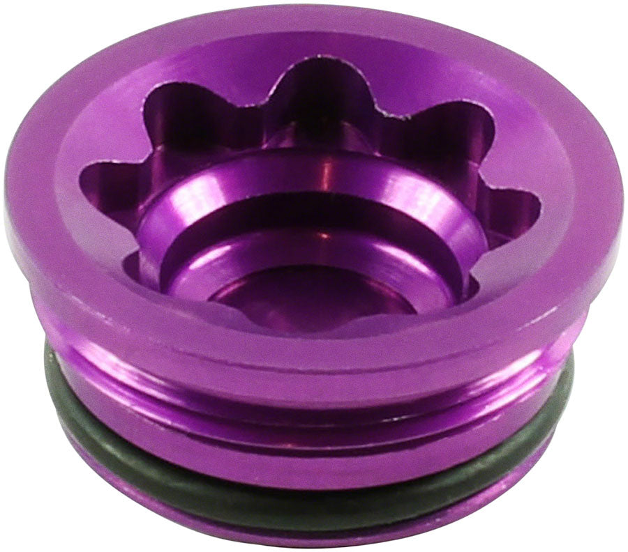 Hope V4 Small/E4 Disc Brake Caliper Bore Cap - Purple-Goodwynn'sGoodwynn's