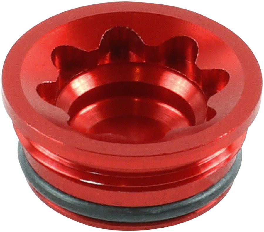 Hope V4 Small/E4 Disc Brake Caliper Bore Cap - Red-Goodwynn'sGoodwynn's