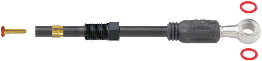 Jagwire Sport Mineral Oil Hydraulic Hose Kit Tektro Gemini SL Orion SL Volans 2000mm BLK-Goodwynn'sGoodwynn's