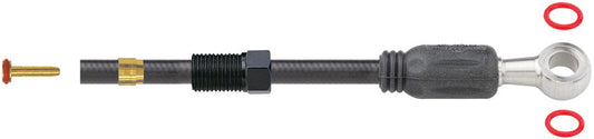 Jagwire Sport Mineral Oil Hydraulic Hose Kit Tektro Gemini SL Orion SL Volans 2000mm BLK-Goodwynn's