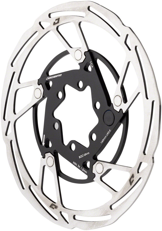 Jagwire Pro LR2-E Ebike Disc Brake Rotor Magnet - 160mm 6-Bolt Silver/BLK-Goodwynn'sGoodwynn's