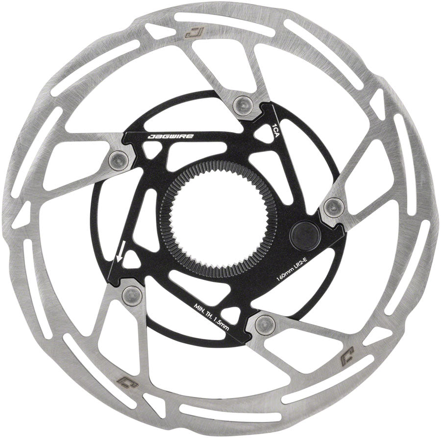 Jagwire Pro LR2-E Ebike Disc Brake Rotor Magnet - 160mm Center Lock Silver/BLK-Goodwynn'sGoodwynn's