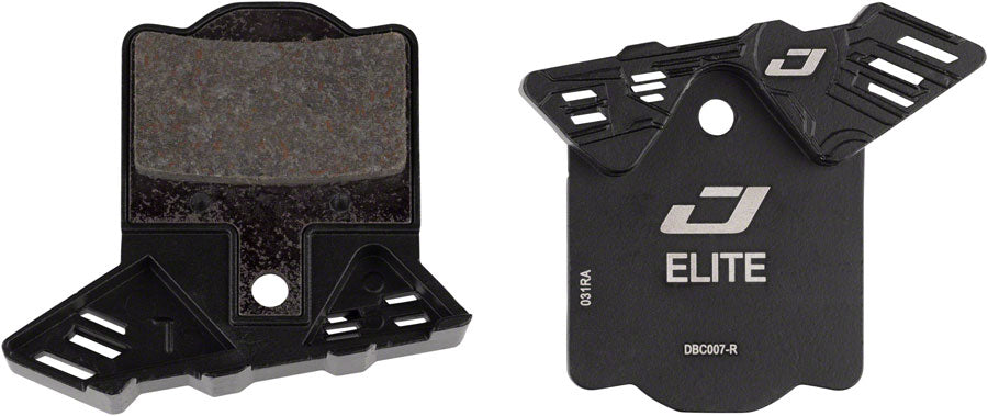 Jagwire Elite Cooling Disc Brake Pad - Semi-Metallic Aluminum Backed Fits Magura MT8 MT4 MT Trail Rear-Goodwynn'sGoodwynn's