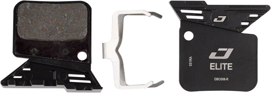 Jagwire Elite Cooling Disc Brake Pad - Semi-Metallic Aluminum Backed Fits SRAM Red 22 B1 Force 22 A1 Rival 22 A1 Apex 1 A1-Goodwynn'sGoodwynn's