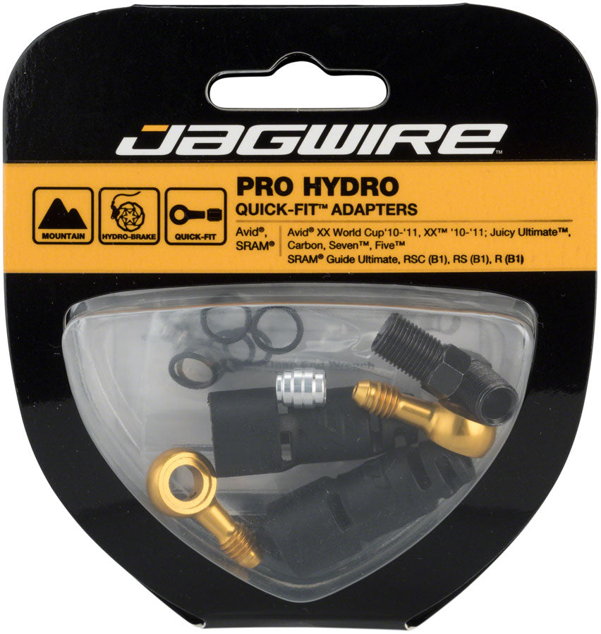 Jagwire Pro Quick-Fit Adapters Hydraulic Hose - Fits SRAM Guide R/RS/RSC/Ultimate Avid Juicy 5/7/Carbon/Ultimate-Goodwynn'sGoodwynn's