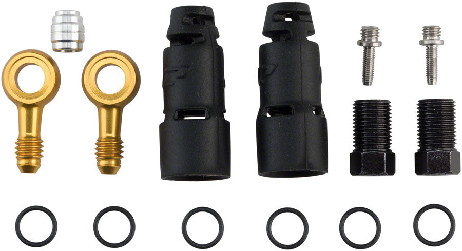 Jagwire Pro Quick-Fit Adapters Hydraulic Hose - Fits SRAM Guide R/RS/RSC/Ultimate Avid Juicy 5/7/Carbon/Ultimate-Goodwynn'sGoodwynn's