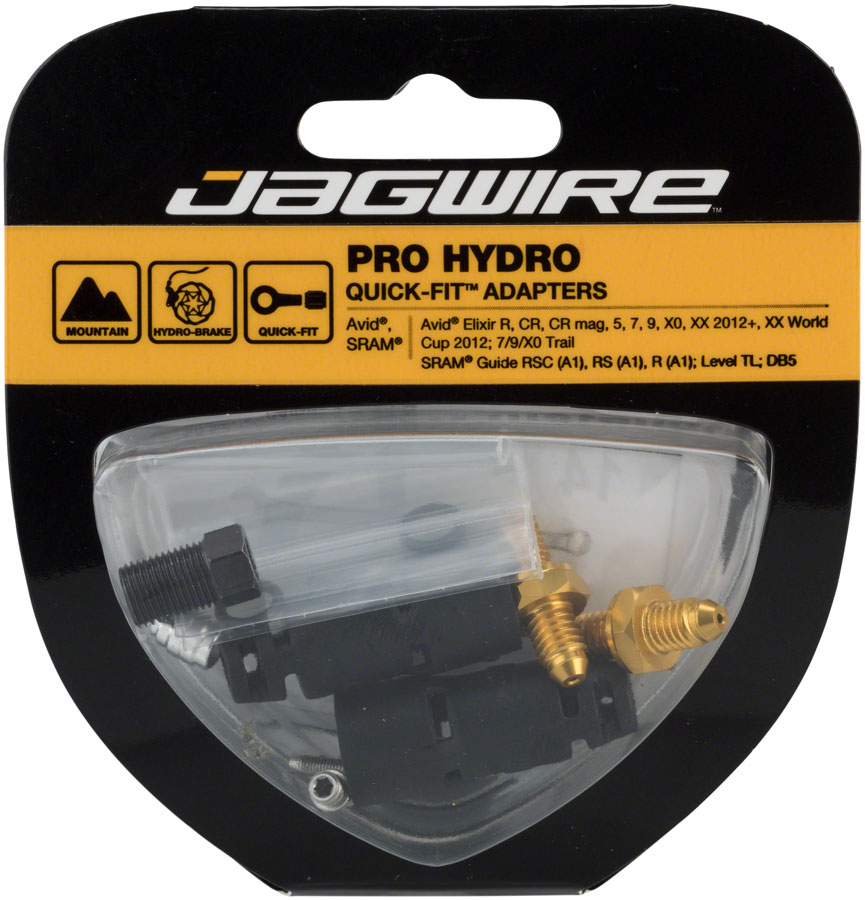 Jagwire Pro Quick-Fit Adapters Hydraulic Hose - Fits SRAM DB5 Guide Level Avid Elixir Trail XX-Goodwynn'sGoodwynn's