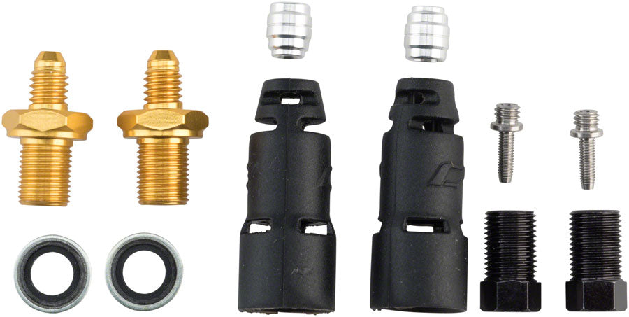 Jagwire Pro Quick-Fit Adapters Hydraulic Hose - Fits SRAM Guide Level Avid Code DB Elixir Juicy-Goodwynn'sGoodwynn's
