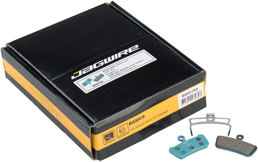 Jagwire Sport Organic Disc Brake Pads SRAM Guide Ultimate RSC RS R Avid Trail - Steel Backed 25 Pair Bulk Pack-Goodwynn'sGoodwynn's