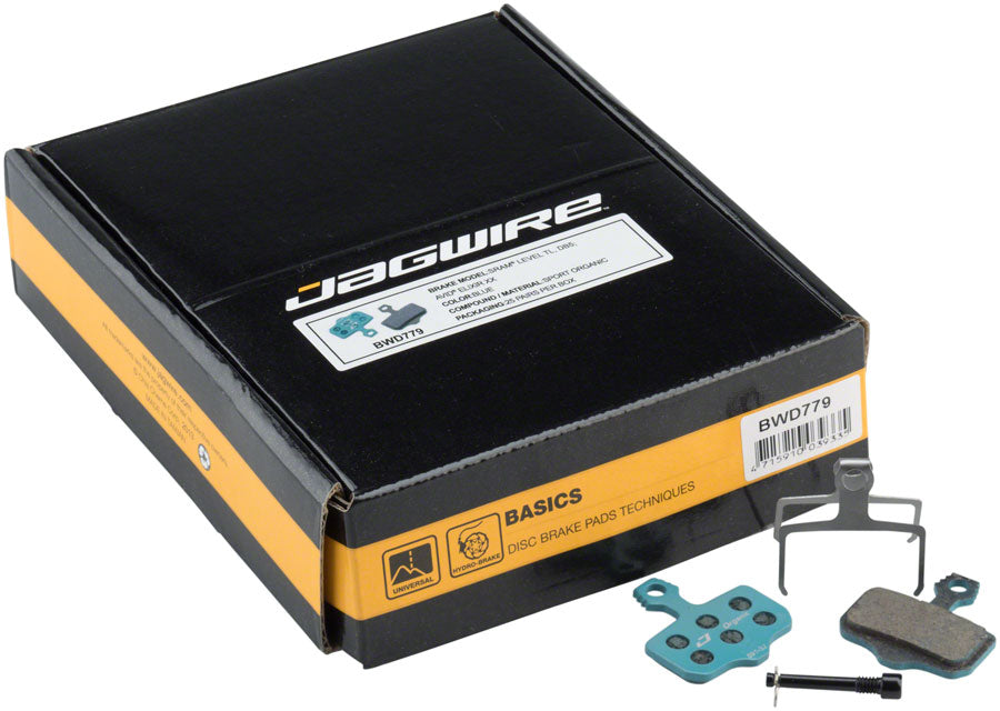 Jagwire Sport Organic Disc Brake Pads - For various SRAM Level Avid Elixir Models Box/25 Pairs-Goodwynn'sGoodwynn's
