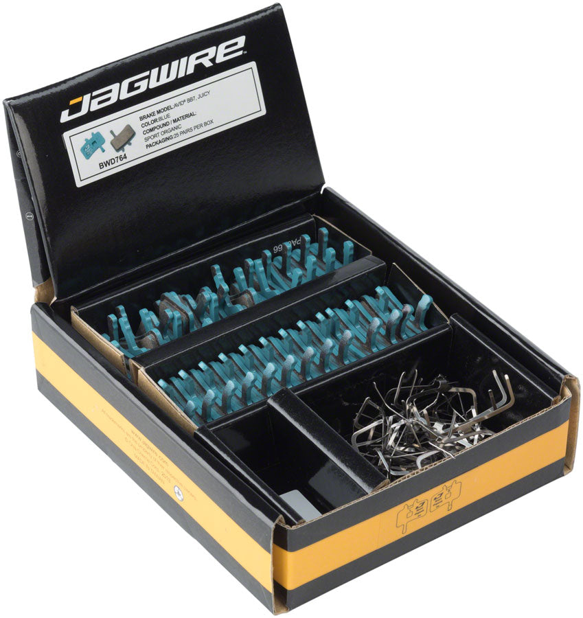 Jagwire Sport Organic Disc Brake Pads - For Avid BB7 Juicy Bulk Box of 25-Goodwynn'sGoodwynn's