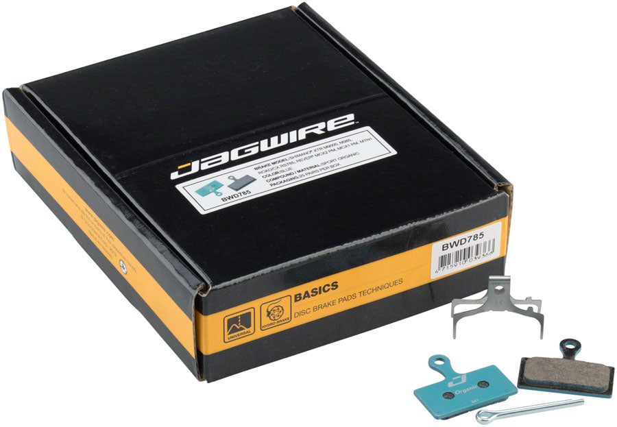 Jagwire Sport Organic Disc Brake Pads - Bulk Box For Shimano S700 M615 M6000 M785 M8000 M666 M675 M7000 M9000 M9020 M985 M987-Goodwynn'sGoodwynn's