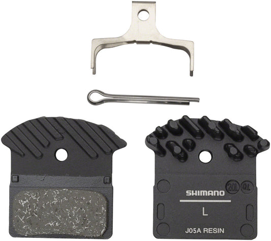 Shimano J05A-RF Disc Brake Pad Spring - Resin Compound Finned Aluminum Back Plate-Goodwynn's