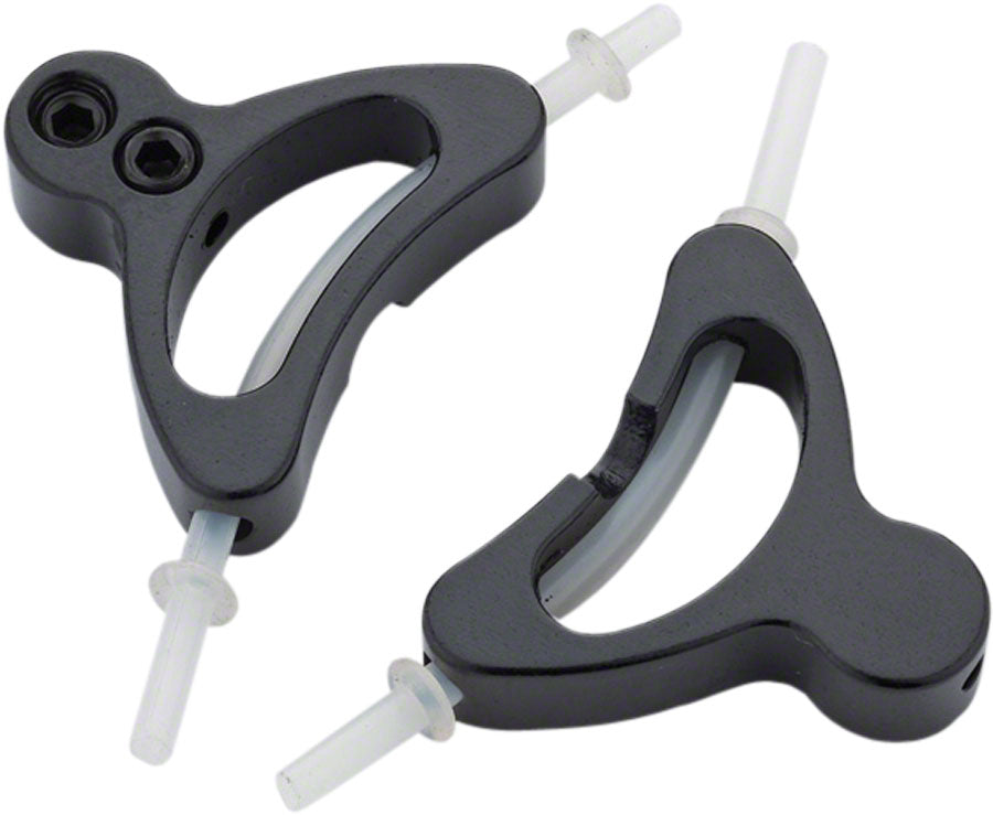 Jagwire Alloy Straddle Cable Carrier Black Pair-Goodwynn'sGoodwynn's