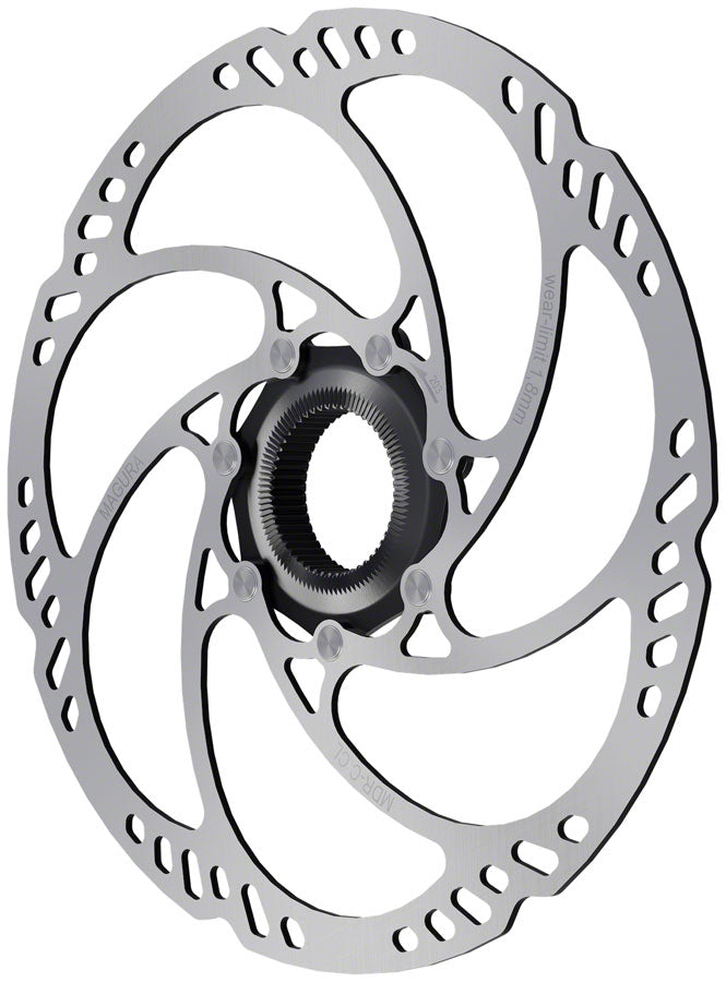 Magura MDR-C eBike Disc Rotor - 203mm Center Lock w/ Lock Ring Quick Release Axle Silver-Goodwynn'sGoodwynn's