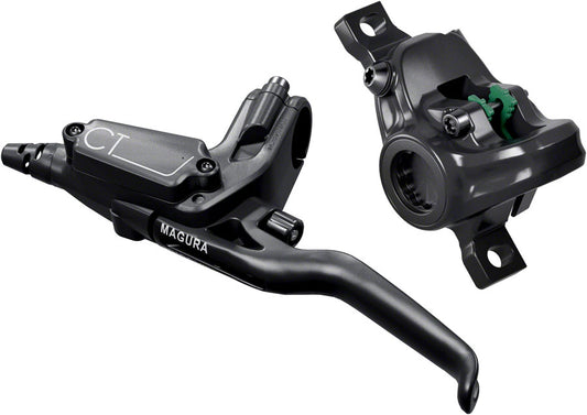 Magura MT C4 Disc Brake and Lever - Rear Hydraulic 2-Piston Post Mount Black-Goodwynn's