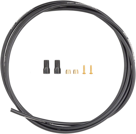 Jagwire Sport Mineral Oil Hydraulic Hose Kit Shimano Deore Alivio Acera RS805 MT500 MT400 MT200 Metrea 2000mm BLK-Goodwynn's
