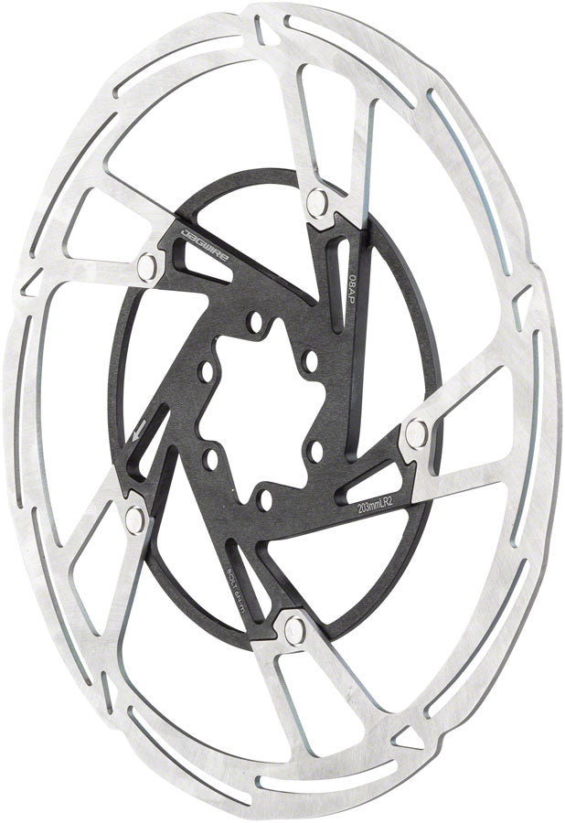 Jagwire Pro LR2 Disc Brake Rotor - 203mm 6-Bolt Silver/Black-Goodwynn'sGoodwynn's