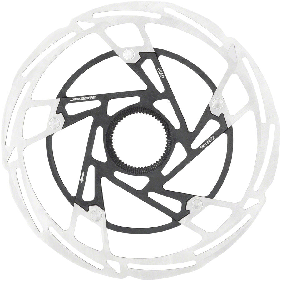 Jagwire Pro LR2 Disc Brake Rotor - 140mm Center Lock Silver/Black-Goodwynn'sGoodwynn's