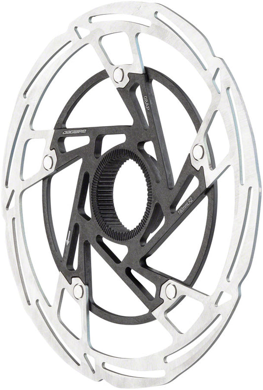 Jagwire Pro LR2 Disc Brake Rotor - 180mm Center Lock Silver/Black