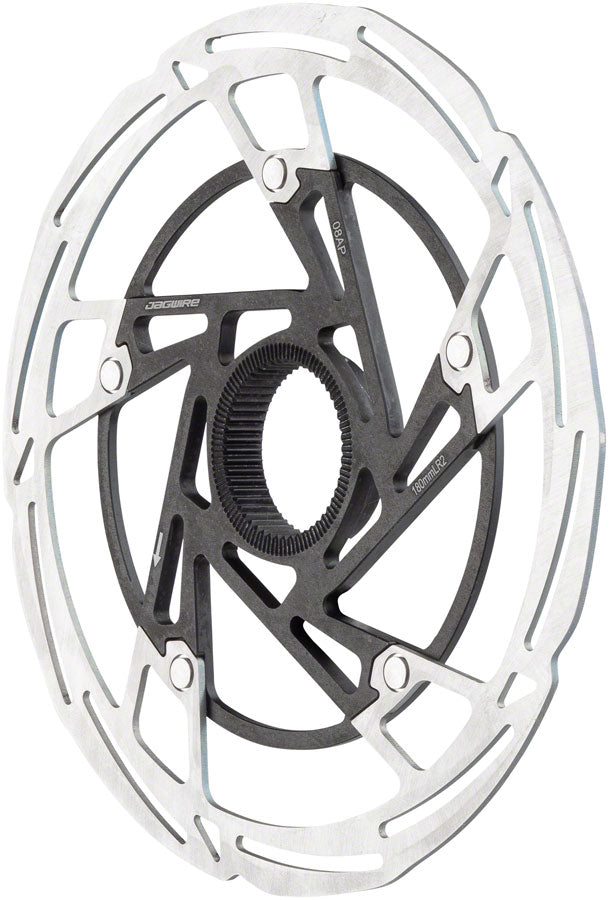 Jagwire Pro LR2 Disc Brake Rotor - 140mm Center Lock Silver/Black-Goodwynn'sGoodwynn's