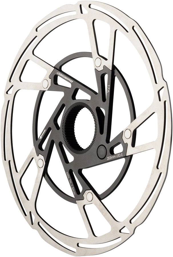 Jagwire Pro LR2-E Ebike Disc Brake Rotor Magnet - 203mm Center Lock Silver/BLK-Goodwynn'sGoodwynn's