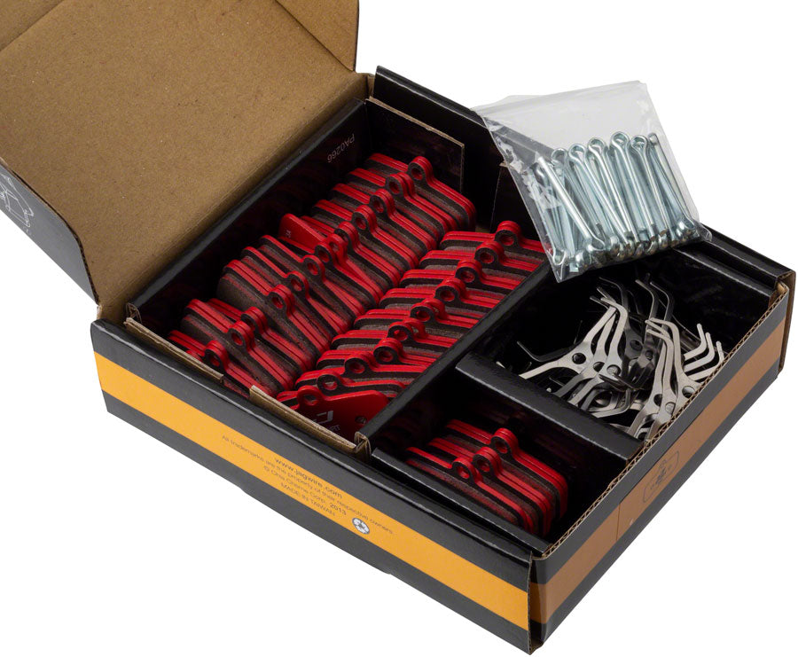 Jagwire Sport Semi-Metallic Disc Brake Pads Shimano XTR M9120 XT M8120 SLX M7120 Saint M820 MT520 MT420 Box of 25 Pairs-Goodwynn&#39;sGoodwynn&#39;s