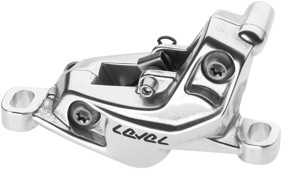 SRAM Level Ultimate Stealth Disc Brake Caliper Assembly - Front/Rear Post Mount 4-Piston Silver C1-Goodwynn'sGoodwynn's