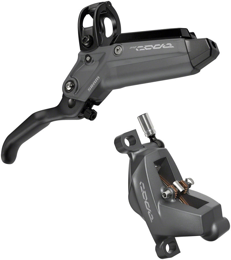 SRAM Code Bronze Stealth Disc Brake Lever - Front Post Mount 4-Piston Aluminum Lever SS Hardware Dark Polar C1-Goodwynn'sGoodwynn's